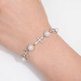 Load image into Gallery viewer, Cross & Pearl Bracelet