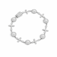 Load image into Gallery viewer, Cross & Pearl Bracelet