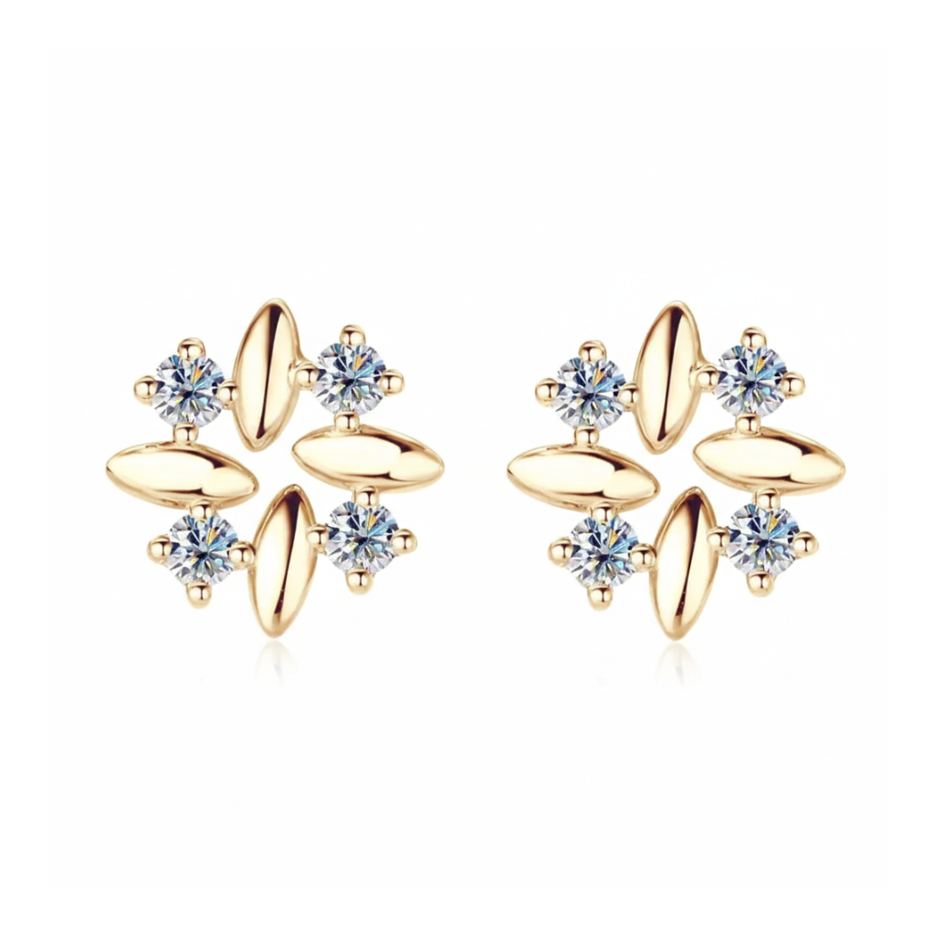 Bloom Petal Stud Earrings