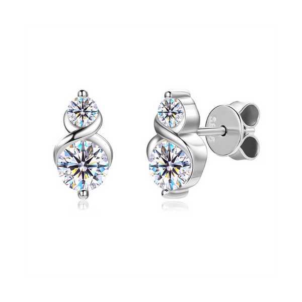 Infinity Stud Earrings (GOLD)