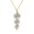 Load image into Gallery viewer, Twisted Stones Pendant Necklace (GOLD/CARAT/WEIGHT)
