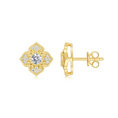 Load image into Gallery viewer, Flower Stud Earring (Dimensions)
