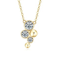 Load image into Gallery viewer, Falling Stones Pendant Necklace (GOLD & CARAT)
