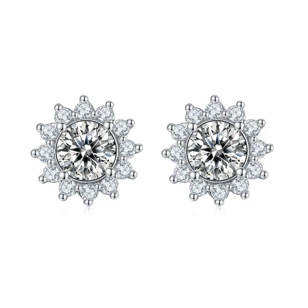 Sunflower Stud Earrings (WEIGHT/LENGTH)