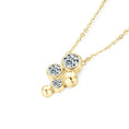 Load image into Gallery viewer, Falling Stones Pendant Necklace (GOLD & CARAT)
